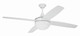 Craftmade - PHZ52W4 - 52 Ceiling Fan - Phaze II 4- Blade - White