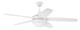 Craftmade - PHZ52W5 - 52 Ceiling Fan - Phaze II 5- Blade - White Craftmade - PHZ52W5 - 52 Ceiling Fan - Phaze II 5- Blade - White