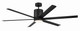 Craftmade - TTE65FB6 - 65 Ceiling Fan - Tate - Flat Black