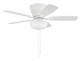 Craftmade - WHL42W5C1 - 42 Ceiling Fan - Wheeler 42 2-Light Bowl - White