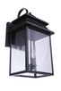 Crossbend Three Light Outdoor Wall Mount (ZA3134-DBG)