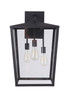 Olsen Three Light Outdoor Wall Mount (ZA4644-MN)