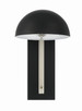 Craftmade - ZA4914-MNSA - One Light Outdoor Wall Mount - Kahn - Midnight/Satin Aluminum