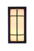 Bulkhead Rectangular Two Light Outdoor Bulkhead (ZA6112-TB)
