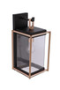 Metalwork One Light Outdoor Wall Lantern (ZA6504-MNSB)