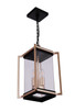 Metalwork Three Light Outdoor Pendant (ZA6511-MNSB)