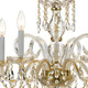 Traditional Crystal Five Light Chandelier (1005-PB-CL-S)