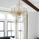 Traditional Crystal Five Light Chandelier (1005-PB-CL-S)
