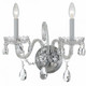Crystorama - 1032-CH-CL-MWP - Two Light Wall Sconce - Traditional Crystal - Polished Chrome