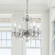 Traditional Crystal Four Light Mini Chandelier (1064-CH-CL-MWP)