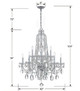 Traditional Crystal Ten Light Chandelier (1110-CH-CL-SAQ)