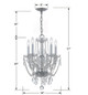 Traditional Crystal Five Light Mini Chandelier (1129-CH-CL-SAQ)