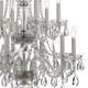 Traditional Crystal 12 Light Chandelier (1137-CH-CL-S)