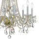 Traditional Crystal Eight Light Chandelier (1138-PB-CL-S)