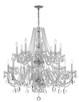 Crystorama - 1139-CH-CL-SAQ - 16 Light Chandelier - Traditional Crystal - Polished Chrome