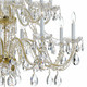 Traditional Crystal 16 Light Chandelier (1139-PB-CL-MWP) Traditional Crystal 16 Light Chandelier (1139-PB-CL-MWP)