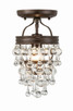Calypso One Light Semi Flush Mount (131-VZ_CEILING)