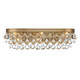 Crystorama - 133-VG - Six Light Bathroom Vanity - Calypso - Vibrant Gold