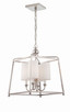 Crystorama - 2245-PN - Four Light Chandelier - Sylvan - Polished Nickel