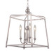 Crystorama - 2245-PN_NOSHADE - Four Light Chandelier - Sylvan - Polished Nickel