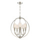 Crystorama - 2247-PN - Five Light Chandelier - Sylvan - Polished Nickel