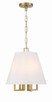 Crystorama - 2254-VG - Four Light Mini Chandelier - Westwood - Vibrant Gold