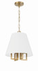 Westwood Four Light Mini Chandelier (2254-VG)