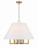 Crystorama - 2256-VG - Six Light Chandelier - Westwood - Vibrant Gold