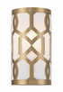 Crystorama - 2262-AG - One Light Wall Sconce - Jennings - Aged Brass