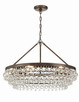 Crystorama - 275-VZ - Six Light Chandelier - Calypso - Vibrant Bronze