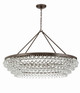 Crystorama - 278-VZ - Eight Light Chandelier - Calypso - Vibrant Bronze