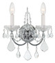 Crystorama - 3222-CH-CL-I - Two Light Wall Sconce - Imperial - Polished Chrome