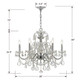 Imperial Six Light Chandelier (3226-CH-CL-SAQ)