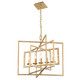 Capri Five Light Chandelier (336-GA)