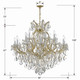Maria Theresa 19 Light Chandelier (4418-GD-CL-S)