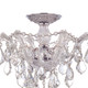 Maria Theresa Three Light Semi Flush Mount (4430-CH-CL-MWP)