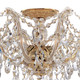 Maria Theresa Five Light Semi Flush Mount (4437-GD-CL-MWP)