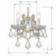 Maria Theresa Two Light Wall Sconce (4472-GD-CL-MWP)