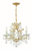 Crystorama - 4474-GD-CL-I - Four Light Mini Chandelier - Maria Theresa - Gold