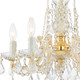 Maria Theresa Five Light Mini Chandelier (4476-GD-CL-S)