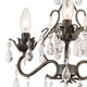 Paris Market Three Light Mini Chandelier (4534-EB-CL-MWP) Paris Market Three Light Mini Chandelier (4534-EB-CL-MWP)
