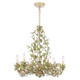 Crystorama - 4846-CT - Six Light Chandelier - Josie - Champagne Green Tea