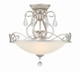 Ashton Three Light Semi Flush Mount (5010-OS-CL-MWP)