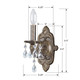 Paris Market One Light Wall Sconce (5021-VB-CL-SAQ)