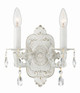 Crystorama - 5022-AW-CL-S - Two Light Wall Sconce - Paris Market - Antique White