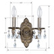 Paris Market Two Light Wall Sconce (5022-VB-CL-MWP)