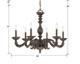 Paris Market Six Light Chandelier (5126-VB)