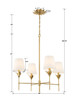 Broche Four Light Chandelier (534-GA)