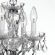 Traditional Crystal Four Light Mini Chandelier (5534-CH-CL-I)