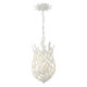 Crystorama - 563-MT - Three Light Mini Pendant - Broche - Matte White